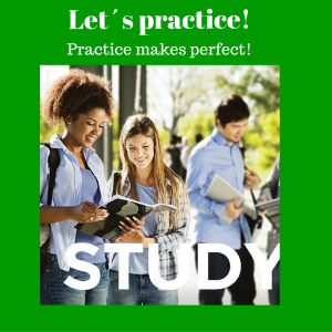 Let´s practice!
